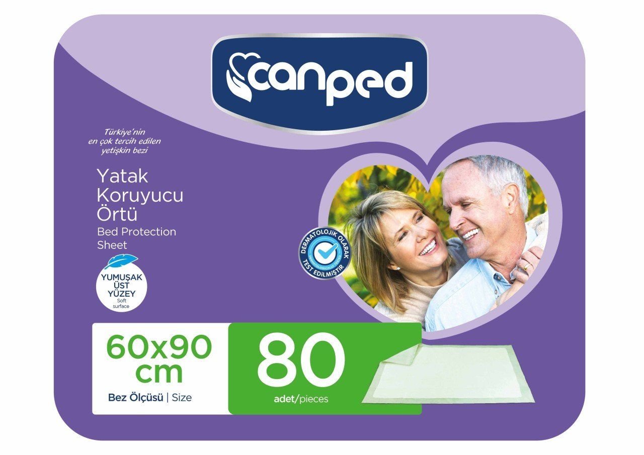 Canped Yatak Koruyucu Örtü (60x90 cm) 80 Adet