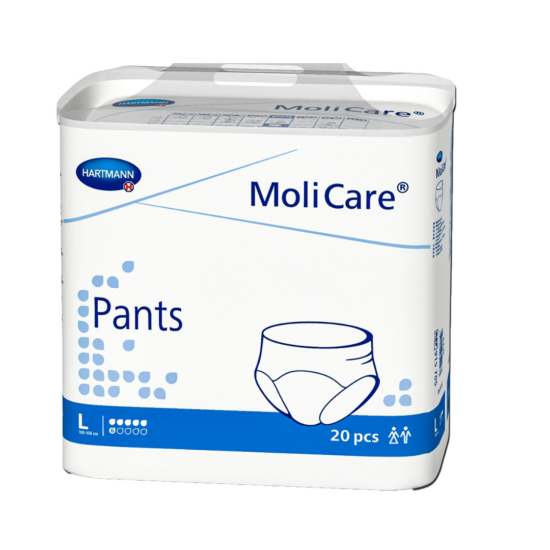 Hartmann Molicare Pants 6 Damla Emici Külot Büyük (L) 80 Adet 4 Paket