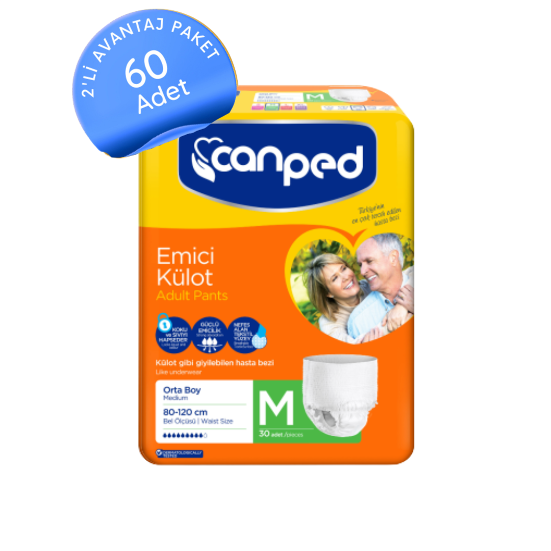 Canped Emici Külot Orta (M) 60 Adet