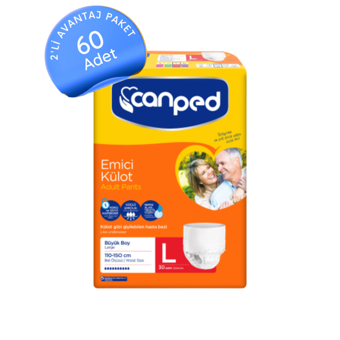 Canped Emici Külot Büyük (L) 60 Adet
