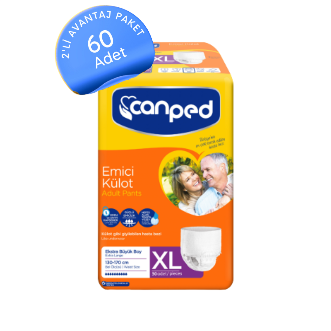Canped Emici Külot Extra Büyük (XL) 60 Adet