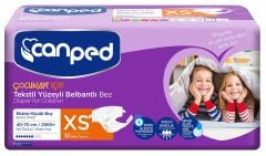 Canped Belbantlı Hasta Bezi Extra Küçük (XS) 120 Adet