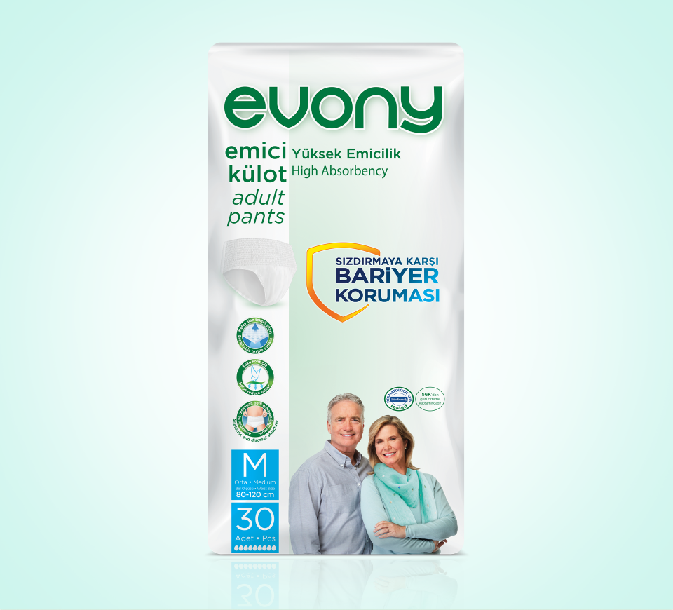 Evony Emici Külot Orta (M) 30 Adet