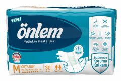 Önlem Belbantlı Yetişkin Hasta Bezi Orta (M) 60 Adet