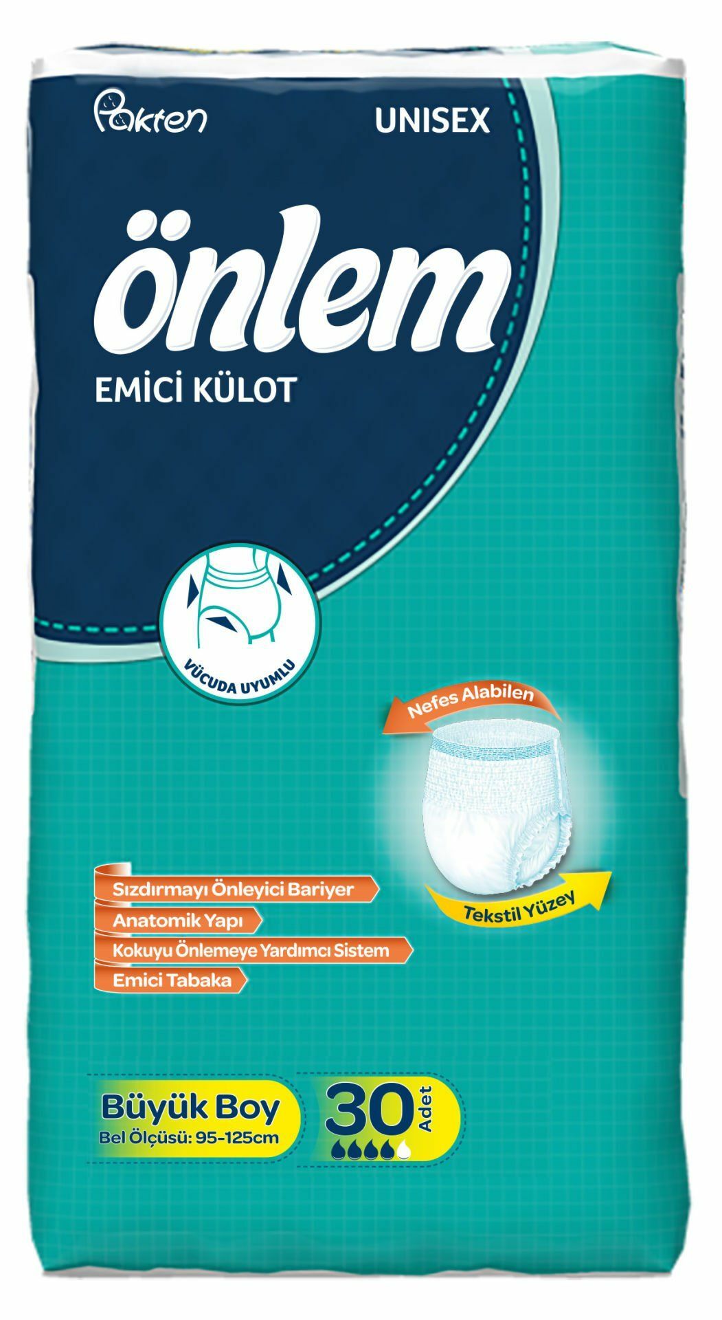 Önlem Emici Külot Büyük (L) 60 Adet