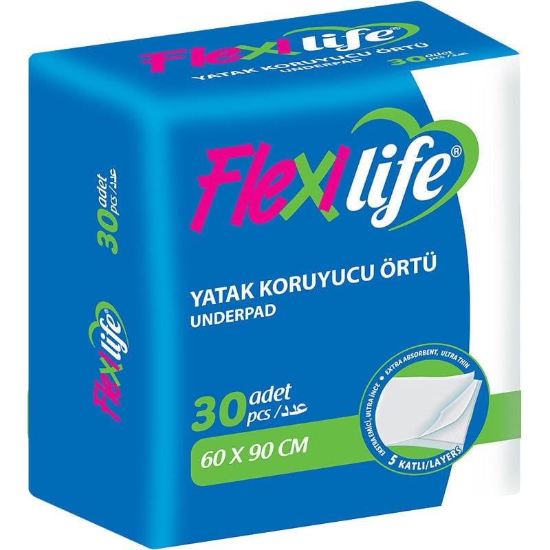 FlexiLife Yatak Koruyucu Örtü (60x90cm) 120 Adet