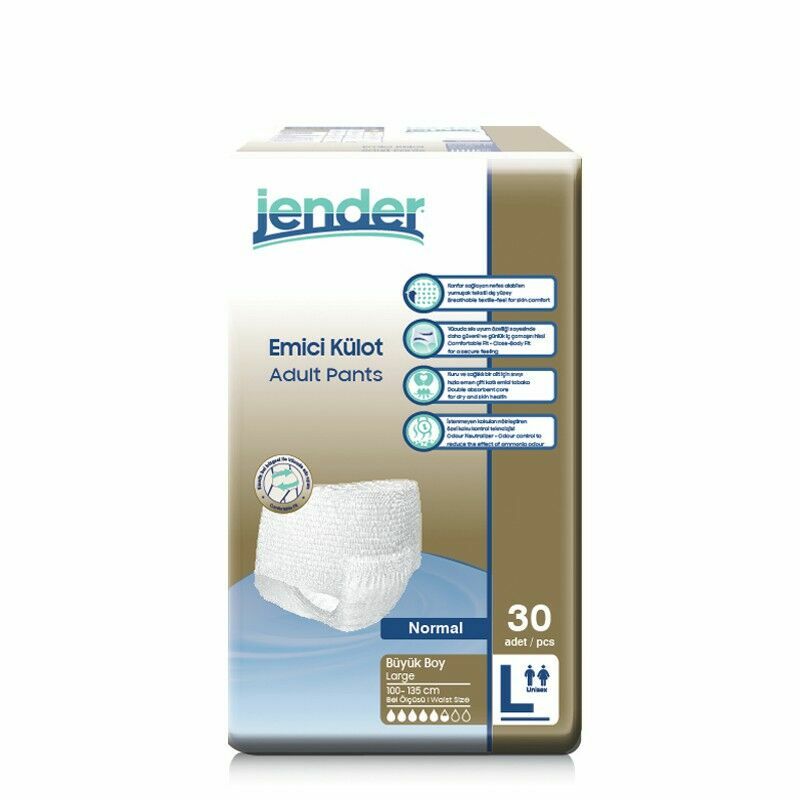 Jender Emici Külot Büyük (L) 120 Adet