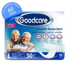 Goodcare Belbantlı Yetişkin Hasta Bezi Büyük (L) 60 Adet