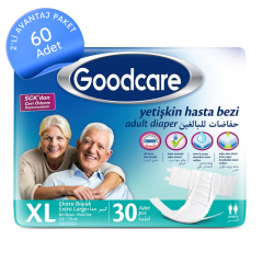 Goodcare Belbantlı Yetişkin Hasta Bezi Extra Büyük (XL) 60 Adet