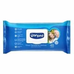 Canped Vücut Temizleme Havlusu (1 Paket-48 Yaprak)