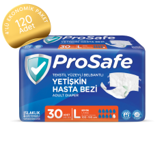 Prosafe Belbantlı Hasta Bezi Büyük (L) 120 Adet