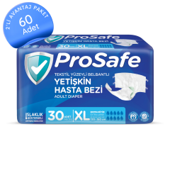 Prosafe Belbantlı Hasta Bezi Extra Büyük (XL) 60 Adet