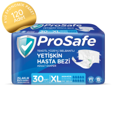 Prosafe Belbantlı Hasta Bezi Extra Büyük (XL) 120 Adet