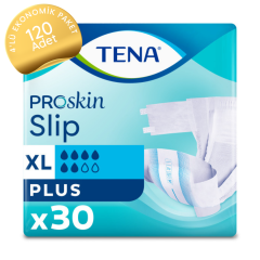 TENA ProSkin Slip Plus Belbantlı 6 Damla Hasta Bezi Extra Büyük (XL) 120 Adet
