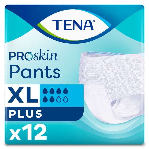 TENA ProSkin Pants Plus 6 Damla Emici Külot Extra Büyük (XL) 48 Adet