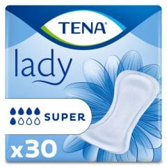 Tena Lady Super 5 Damla 30'lu 6 Paket 180 Adet Kadın Mesane Pedi