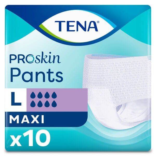 TENA ProSkin Pants Maxi 8 Damla Emici Külot Büyük (L) 40 Adet