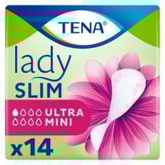 TENA Lady Slim Ultra Mini Günlük İnce Mesane Pedi 168 Adet (12 Paket)
