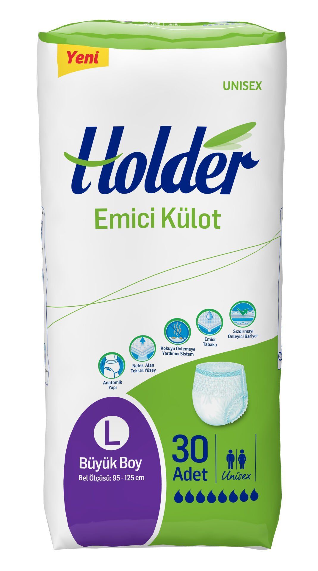 Holder Emici Külot Büyük (L) 120 Adet