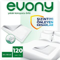 Evony Yatak Koruyucu Örtü (60x90cm) 120 Adet