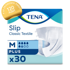 TENA Slip Classic Textile Belbantlı 5.5 Damla Hasta Bezi Orta (M) 120 Adet