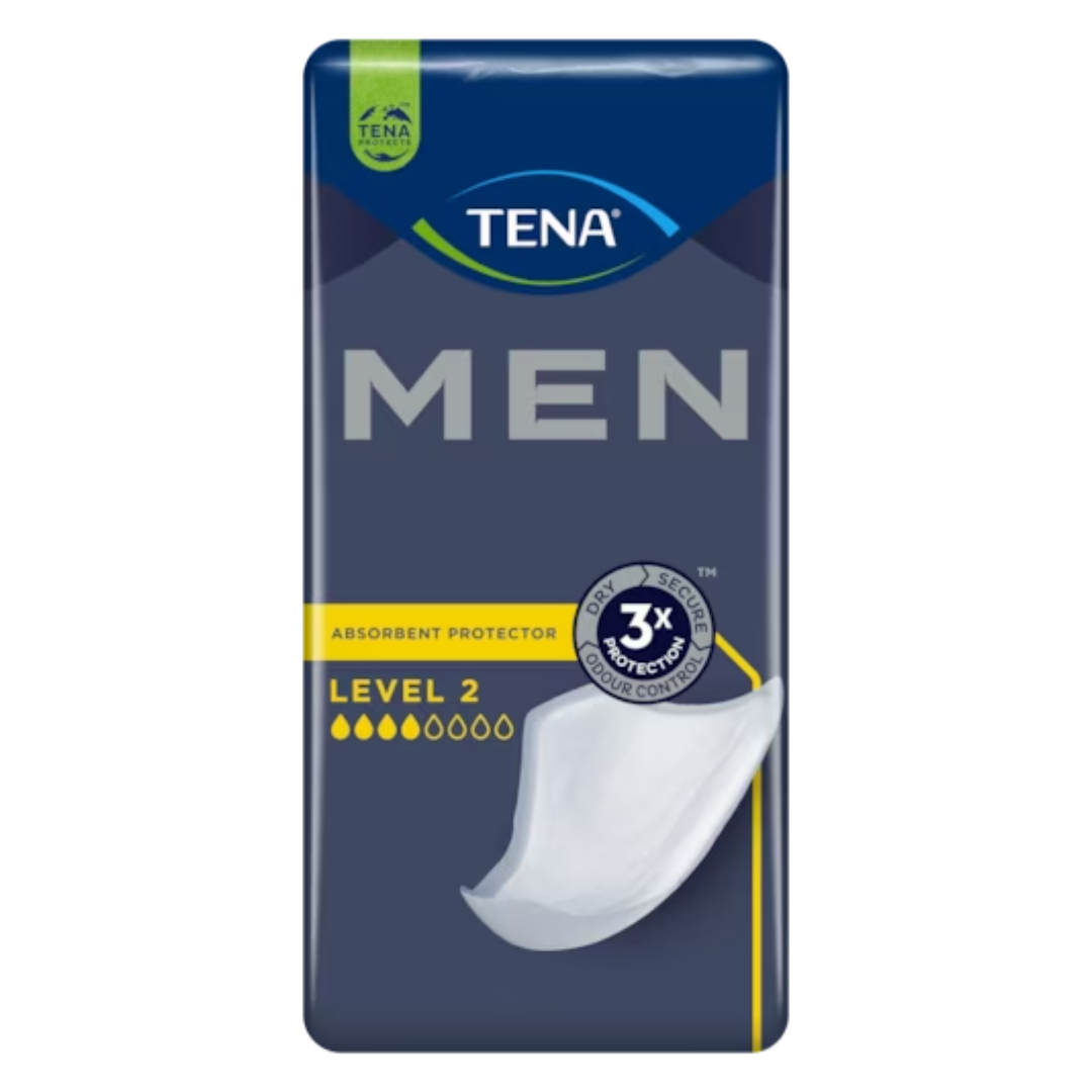 TENA Men Emici Koruma Level 2 Erkek Mesane Pedi (20'li 6 Paket)