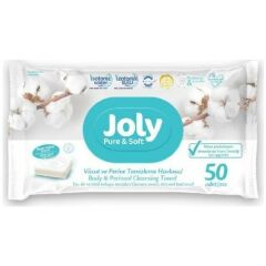 Joly Vücut ve Perine Temizleme Havlusu (1 Paket - 50 Adet)