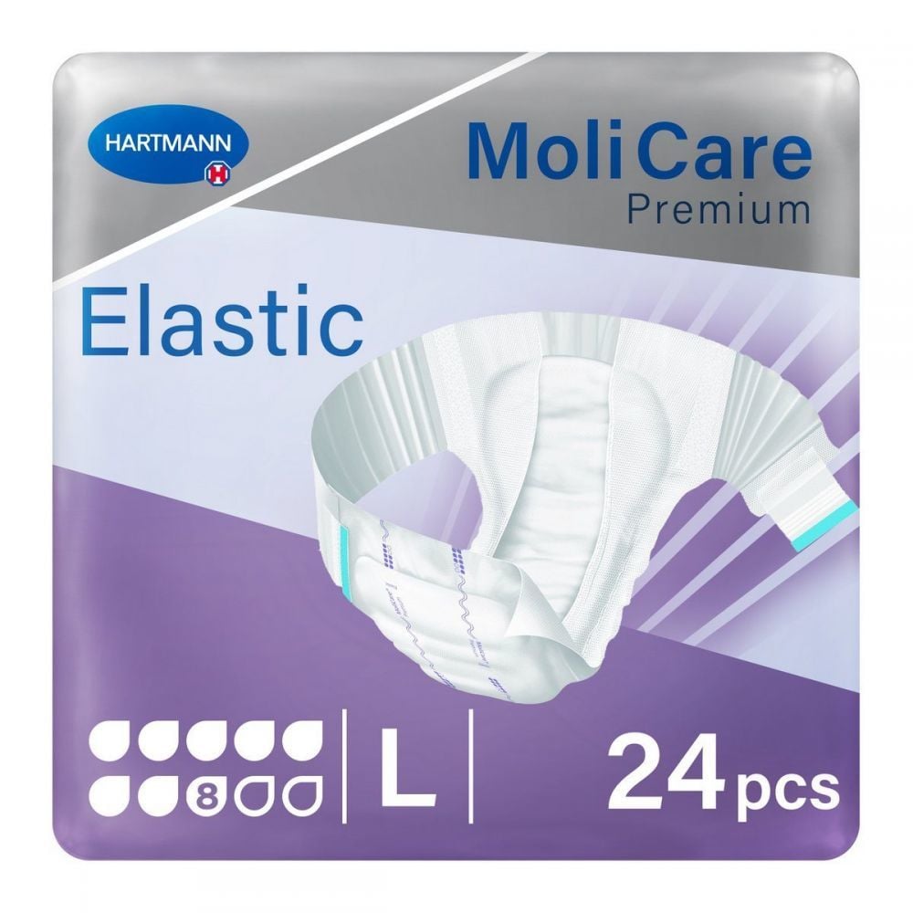 MoliCare Premium Slip Super Plus Hasta Bezi 8 Damla Mor Paket (Large) 24'lü 3 Paket