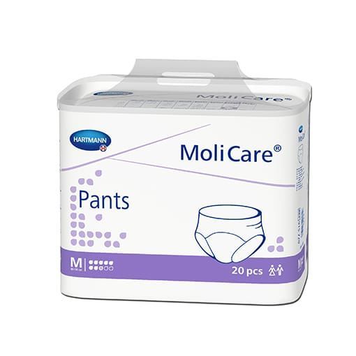 MoliCare Pants Emici Külot 8 Damla Mor Paket (Medium) 20'li 4 Paket
