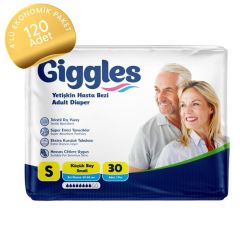 Giggles Belbantlı Yetişkin Hasta Bezi Küçük (S) 120 Adet