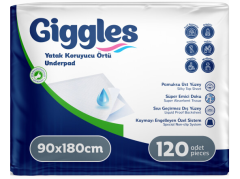 Giggles Yatak Koruyucu Örtü 90x180 cm 30'lu 4 Paket (120 Adet)