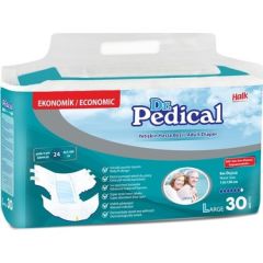 Dr. Pedical Eco Belbantlı Hasta Bezi Büyük (L) 30 Adet
