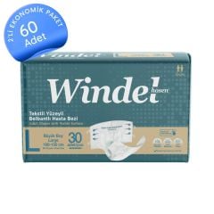 Windelhosen Belbantlı Hasta Bezi Büyük Boy(L) 30'lu 60 Adet