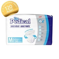 Dr.Pedical Emici Külot Hasta Bezi Orta Boy(M) 30'lu 120 Adet