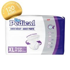 Dr.Pedical Emici Külot Hasta Bezi Extra Büyük Boy(XL) 30'lu 120 Adet