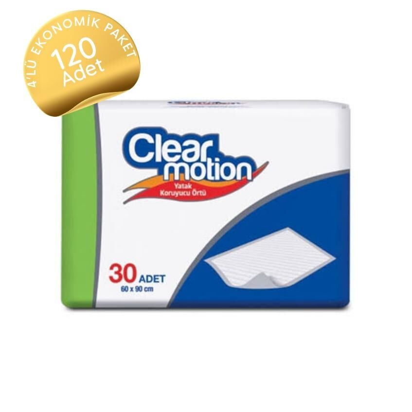 ClearMotion Yatak Koruyucu Örtü (60X90 cm) 30'lu 120 Adet
