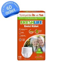 Freshlife Emici Külot Hasta Bezi Orta Boy(M) 30'lu 60 Adet