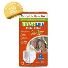 Freshlife Emici Külot Hasta Bezi Büyük Boy(L) 30'lu 120 Adet