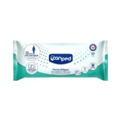 Canped Perine Temizleme Havlusu Extra Büyük (30x32 cm) 50'li 6 Paket