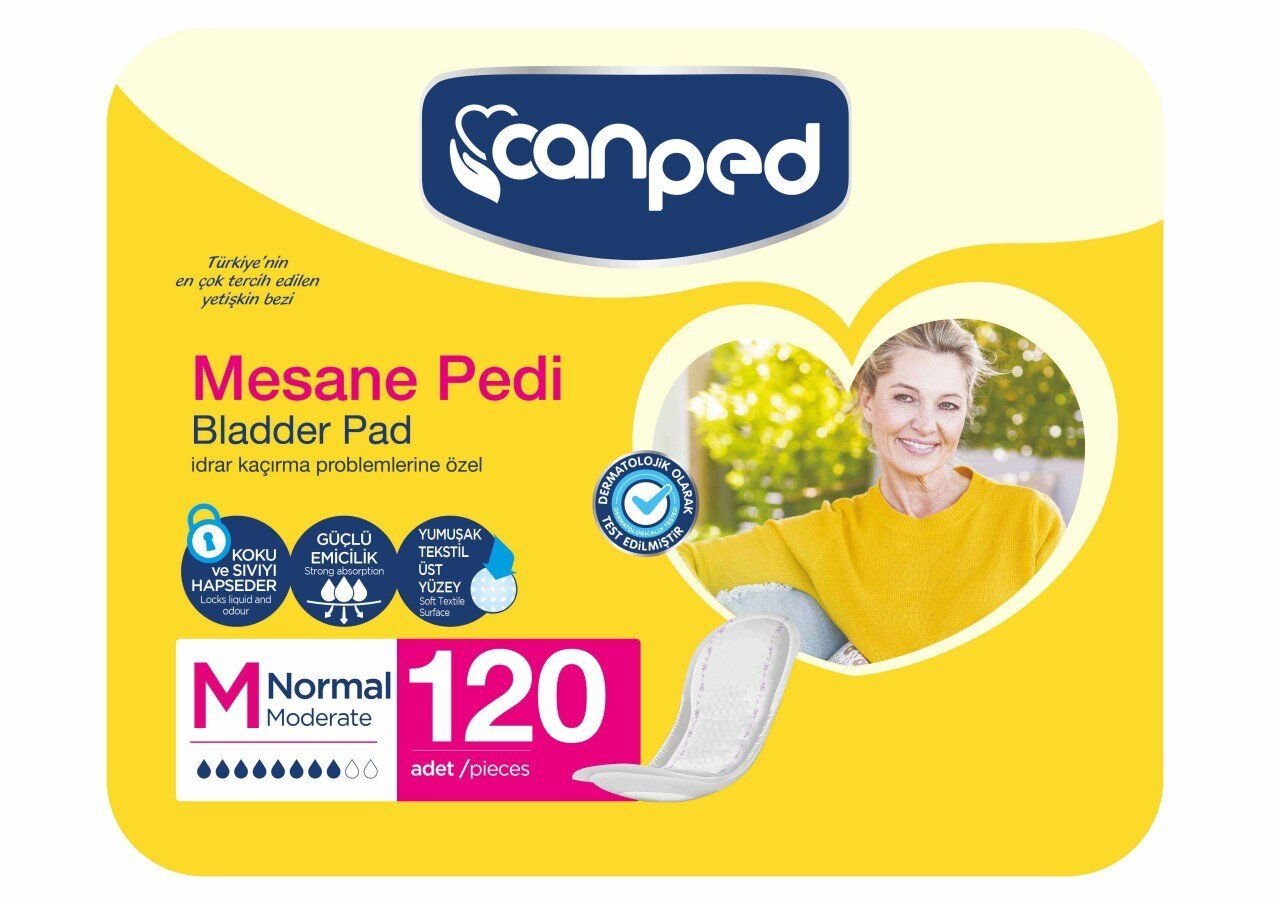 Canped Mesane Pedi Avantaj Paket (Medium) 10′lu 120 Adet