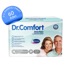 Dr. Comfort Belbantlı Yetişkin Hasta Bezi Ekstra Büyük (XL) 30'lu (60 Adet)