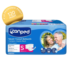 Canped Belbantlı Hasta Bezi Küçük (S) 120 Adet