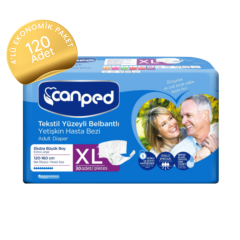 Canped Belbantlı Hasta Bezi Extra Büyük (XL) 120 Adet