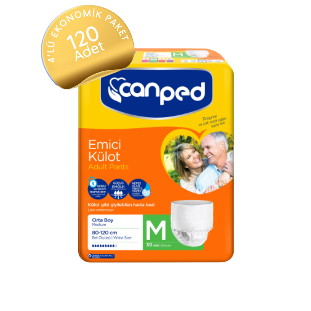 Canped Emici Külot Orta (M) 120 Adet