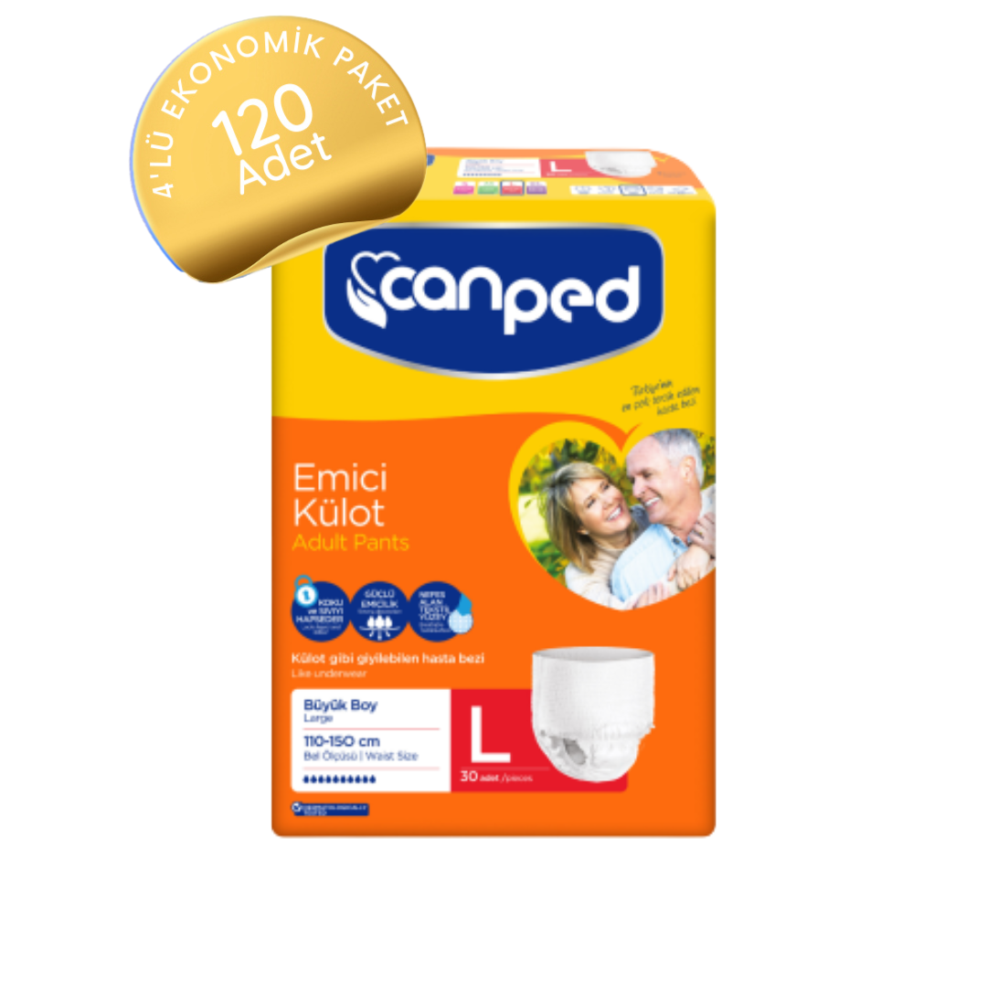 Canped Emici Külot Büyük (L) 120 Adet