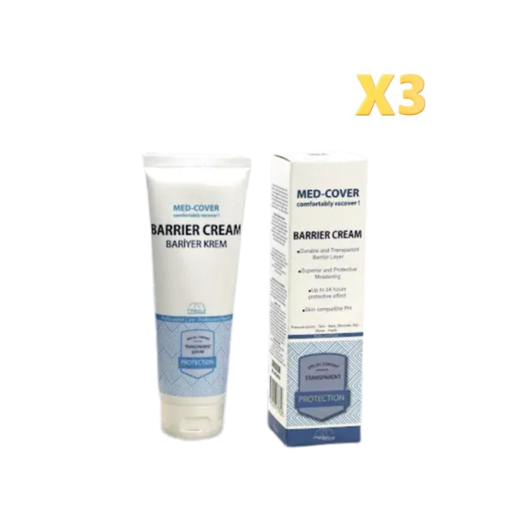 Med-Cover Şeffaf Bariyer Krem 120 Gr (3 Adet)