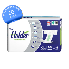 Holder Belbantlı Yetişkin Hasta Bezi Ekstra Büyük (XL) 60 Adet