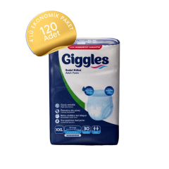 Giggles Emici Külot 2Extra Büyük Boy (XXL) 30'lu 120 Adet