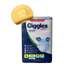 Giggles Emici Külot Küçük Boy (S) 30'lu 120 Adet