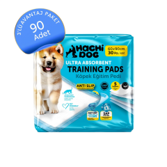 Hachi Dog Köpek Eğitim Pedi 60x90 cm Kaydırmaz Bantlı 5 Katman 90 Adet